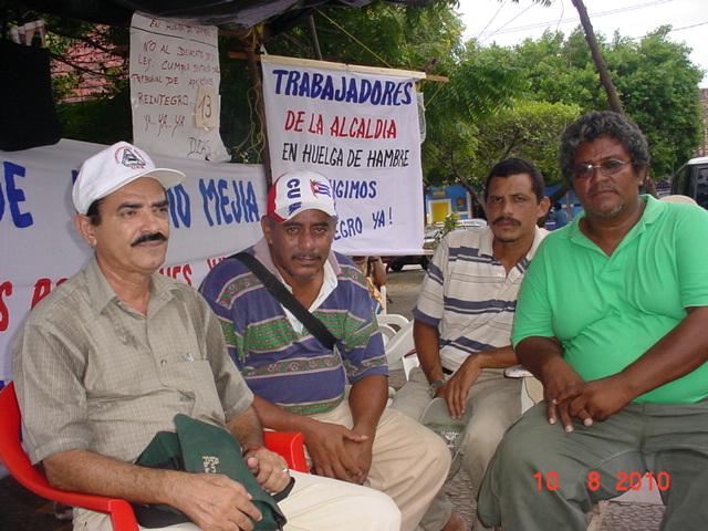 Heberto Ruiz, del FNT, solidario con huelguistas